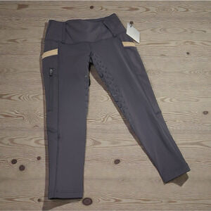 FitsT4 Sport Lavender Comfort Equestrian Riding Pants Leggings Kids Size XS